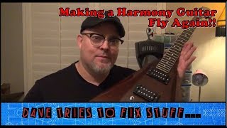 Upgrading Pickups and Electronics in a Harmony Flying V