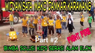 Widya wisata anak anak Bimba solusi kids Serasi Alam Elok ke Mako Damkar Karawang. Part #2