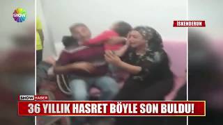 36 yıllık hasret böyle son buldu!