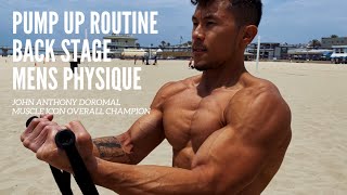 Back Stage Pump Routine Mens Physique