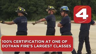 100% certification at one of Dothan Fire's largest classes