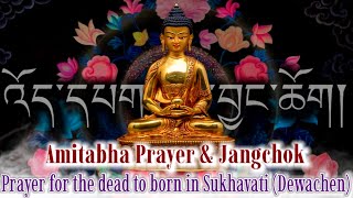 ☸Amitabha Prayer \u0026 Jangchok འོད་དཔག་དང་བྱང་ཆོག།|Prayer For The Dead To Born In Sukhavati(Dewachen)