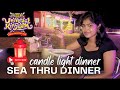 VGP Seashore CANDLE LIGHT Diner VGP Chennai | Sea Thru diner | Sea View Candle Light Dinner