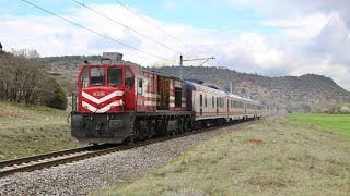 TCDD Diesels between Eskisehir \u0026 Kütahya - 28/4/23