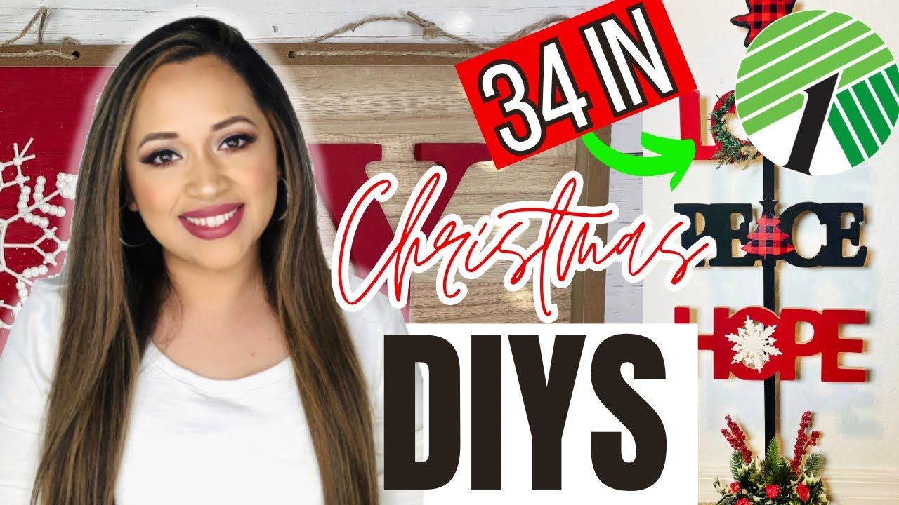 Large Christmas Dollar Tree Diys Youtube