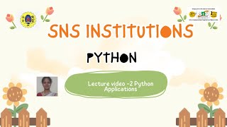 Python Application | Python | SNS Institutions
