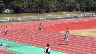 第７回名古屋地区陸上競技大会　男子300m　予選第11組　2016/3/20