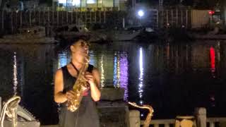 《Better Man》孝順多才之大師兄阿日中音saxophone演出  Robbie Williams唱作  痛苦中茁壯  讓自己更好:紅日樂團20200926安平漁人碼頭紀實