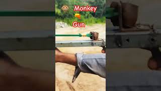 monkey 🐵  Gun 🔫 #shorts