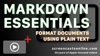 Markdown Essentials | SIMPLE and EASY syntax for all your plain text writing
