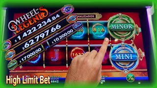 💵Wow!! Huge Jackpots in Link Me \u0026 Wheel of Legends Slot at High Limit