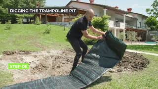 Montage: Akrobat Primus Flat to the Ground Trampoline Rechthoekig