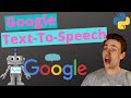 How to use Google Text-To-Speech in 1 Line of Code with Python