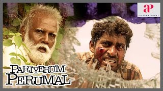 Pariyerum Perumal Movie Super Scene | Kathir questions Marimuthu | Karate Venkatesan