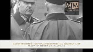 Balkanfeldzug 1941 Lagebesprechung mit Generalfeldmarschall Wilhelm List