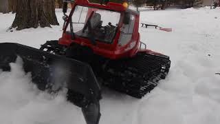 rc pistenbully 600 taking down the park