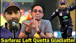 Sarfaraz Ahmed emotional farewell tweet after leaving Quetta Gladiators after 9 years 💔