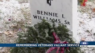 Red bows, white stones: Emotional wreath-laying ceremony honors fallen veterans at Lincoln’s Wyuk...