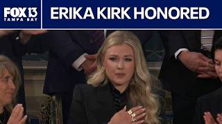 Erika Kirk honored by Trump during State of the Union