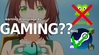 how to learn ANY language by gaming