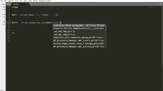 array change key case in php