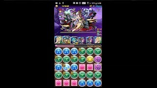 【パズドラ】深冥界 壊滅級 - 楽園の天鬼姫・風神