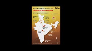 From Tamil Nadu To Kashmir, How India Is Sizzling Under Severe Heatwave | NDTV Datafy