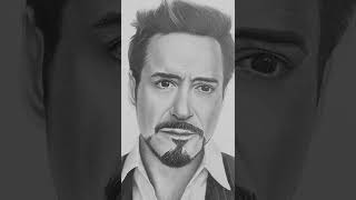 Drawing of Robert Downey Jr  on my channel  | Iron Man | #Shorts