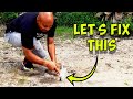 Fixing a Broken Sprinkler Head | EASY DIY