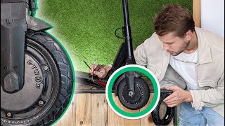 E-TWOW Front Tire Replacement Tutorial ✅ 🛴