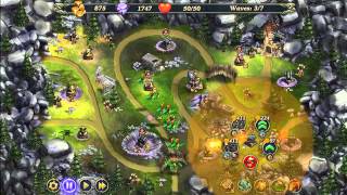 Royal Defense: Invisible Threat Wastelands Level 2-14 Hard 3 Stars