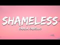 Camila Cabello - Shameless (lyrics) Sped Up
