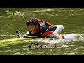 hot 파이널 어드벤처 장윤정 직접 뗏못 이끌며 수영 20130628