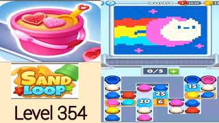 Sand loop level 354 solution and walkthrough for gameplay