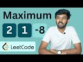 53. Maximum Subarray | Java | MANG Question | Leetcode | Tamil | code io