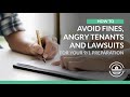 How to Avoid Fines, Angry Tenants and Lawsuits for Your 9/1 Preparation?