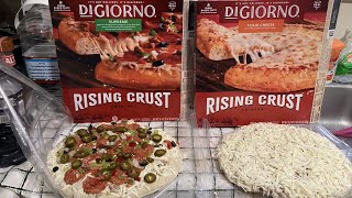 DIGIORNO Supreme Pizza 🍕 | DIGIORNO Four Cheese Pizza 🍕| Rising Crust Pizza