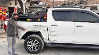 Awesome process Toyota Hilux Door Quarter panel and Fender repairing by an expert mechanic