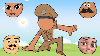 Must Watch Funny Little Singham Puzzle | Latest Cartoon Gameplay | Little Stino