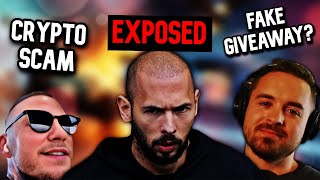 Andrew Tate’s Crypto Scam *EXPOSED* 🚨 Fake Giveaway? Coffeezilla vs Andrew Tate