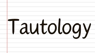 Tautology (Literary device) ,What is tautology in literature?