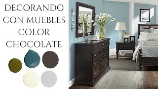 Decoración con muebles color chocolate | Ideas e inspiración