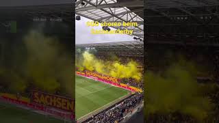 Dynamo Dresden vs. FC Erzgebirge Aue Sachsenderby SGD Aue Pyro choreo
