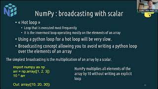 Webinar - Python CPU computing (numpy, etc)