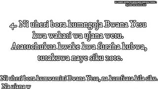 Nyimbo za wokovu 223 : Ni uheri bora kumwamini Bwana Yesu