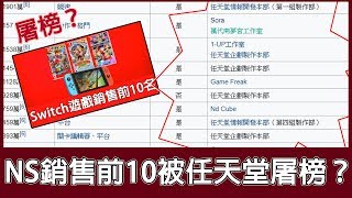 【遊戲閒聊#76】Switch遊戲銷售前10名都是任天堂的遊戲？這樣真的沒問題嗎？來聊一聊屠榜的好壞！《狐狸牧場》