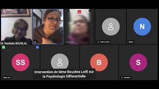 Discussion - la Femme-Homme en Psychologie- à la H.A.I.Coach.P. Mme Lotfi Bouchra/Dr.Rachida BOUDLAL