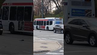 SEPTA'S 2014 Novabus LFS HEV (40102) #8616 on rt 32 to Broad-Carpenter