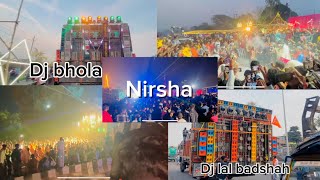 Maha shivratri ❤️ 2025 nirsha!! Dj bhola 🔥/ dj lal badshah🧨 road show full crowded ￼👌🔥