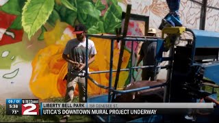 Utica’s Downtown Mural Project underway